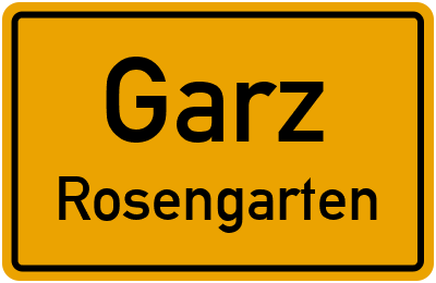 Straßenverzeichnis Garz Rosengarten