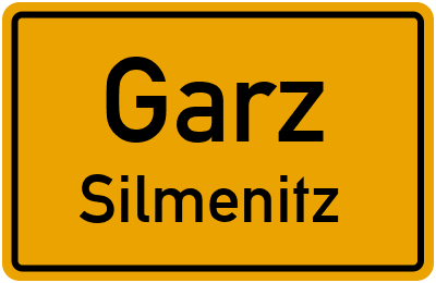 Straßenverzeichnis Garz Silmenitz
