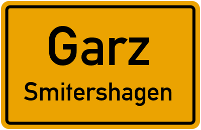 Straßenverzeichnis Garz Smitershagen