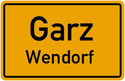 Straßenverzeichnis Garz Wendorf