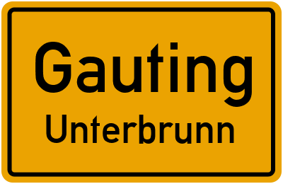 Straßenverzeichnis Gauting Unterbrunn