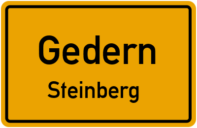 Straßenverzeichnis Gedern Steinberg