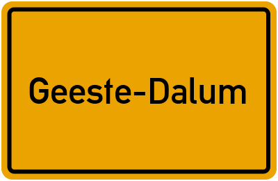 Branchenbuch Geeste-Dalum, Niedersachsen