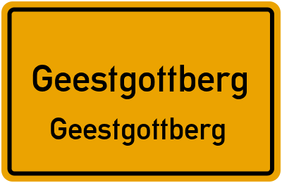 Straßenverzeichnis Geestgottberg Geestgottberg