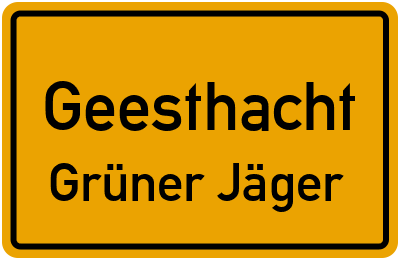Straßenverzeichnis Geesthacht Grüner Jäger