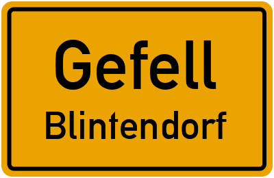 Straßenverzeichnis Gefell Blintendorf