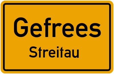 Straßenverzeichnis Gefrees Streitau