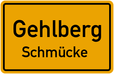 Straßenverzeichnis Gehlberg Schmücke