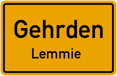 Straßenverzeichnis Gehrden Lemmie