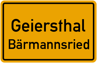 Straßenverzeichnis Geiersthal Bärmannsried