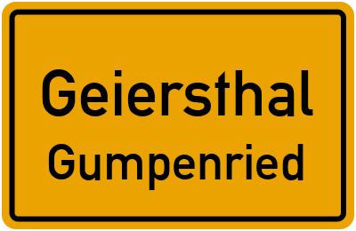 Straßenverzeichnis Geiersthal Gumpenried