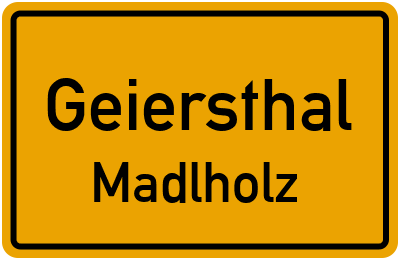 Straßenverzeichnis Geiersthal Madlholz