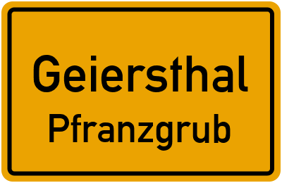 Straßenverzeichnis Geiersthal Pfranzgrub