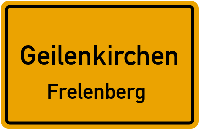 Straßenverzeichnis Geilenkirchen Frelenberg
