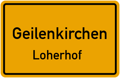 Straßenverzeichnis Geilenkirchen Loherhof