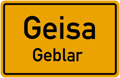 Straßenverzeichnis Geisa Geblar
