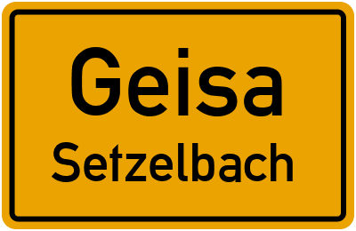 Straßenverzeichnis Geisa Setzelbach