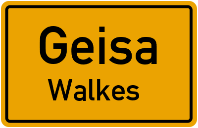 Straßenverzeichnis Geisa Walkes