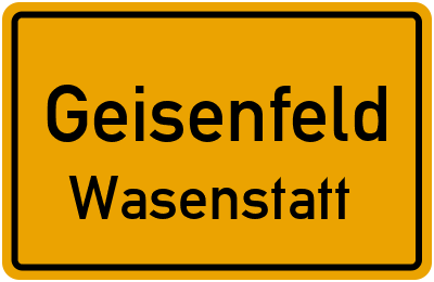 Straßenverzeichnis Geisenfeld Wasenstatt
