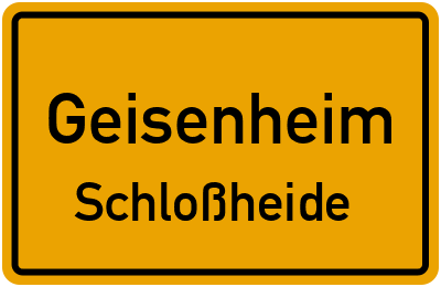 Straßenverzeichnis Geisenheim Schloßheide