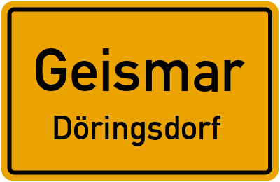 Straßenverzeichnis Geismar Döringsdorf
