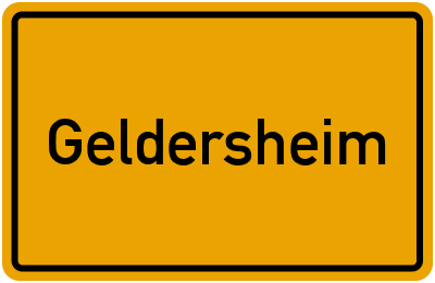 Geldersheim in Bayern