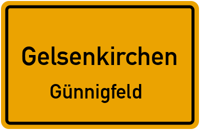 Straßenverzeichnis Gelsenkirchen Günnigfeld