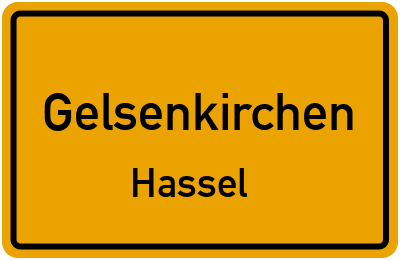 Straßenverzeichnis Gelsenkirchen Hassel