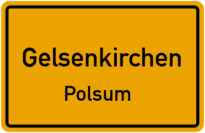 Straßenverzeichnis Gelsenkirchen Polsum
