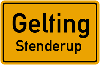 Straßenverzeichnis Gelting Stenderup