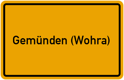Gemünden (Wohra) in Hessen