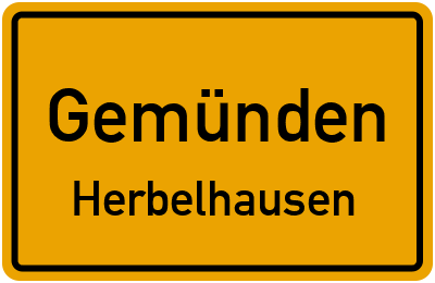 Straßenverzeichnis Gemünden Herbelhausen
