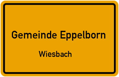 Straßenverzeichnis Gemeinde Eppelborn Wiesbach