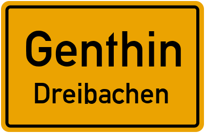 Straßenverzeichnis Genthin Dreibachen