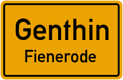 Straßenverzeichnis Genthin Fienerode