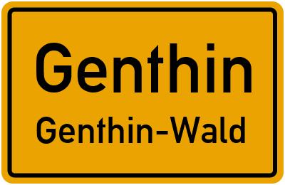 Straßenverzeichnis Genthin Genthin-Wald