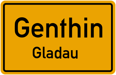 Straßenverzeichnis Genthin Gladau