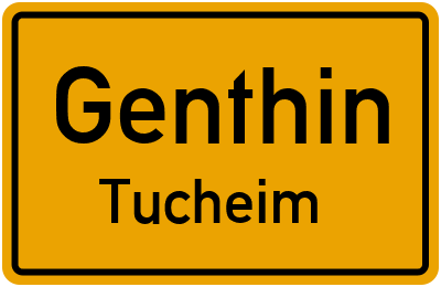 Straßenverzeichnis Genthin Tucheim