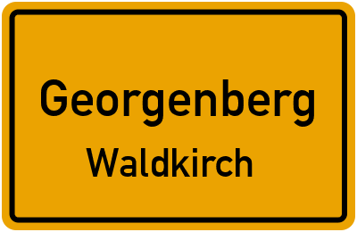 Straßenverzeichnis Georgenberg Waldkirch