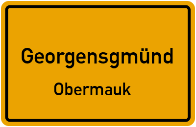 Straßenverzeichnis Georgensgmünd Obermauk