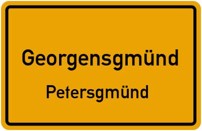 Straßenverzeichnis Georgensgmünd Petersgmünd