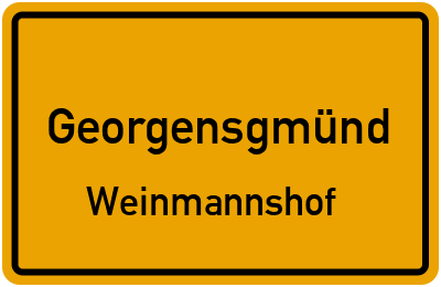 Straßenverzeichnis Georgensgmünd Weinmannshof