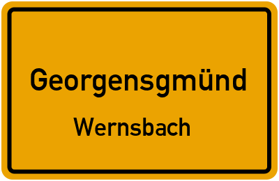 Straßenverzeichnis Georgensgmünd Wernsbach