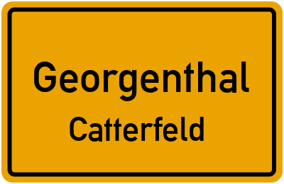 Straßenverzeichnis Georgenthal Catterfeld