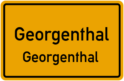Straßenverzeichnis Georgenthal Georgenthal