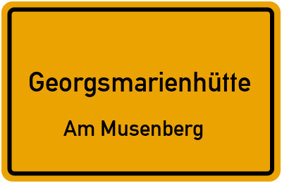 Straßenverzeichnis Georgsmarienhütte Am Musenberg