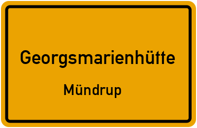 Straßenverzeichnis Georgsmarienhütte Mündrup