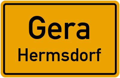 Straßenverzeichnis Gera Hermsdorf
