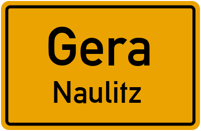 Straßenverzeichnis Gera Naulitz