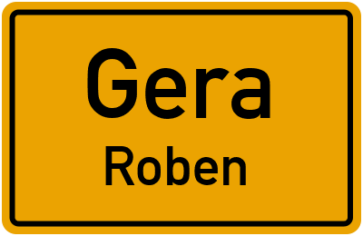 Straßenverzeichnis Gera Roben